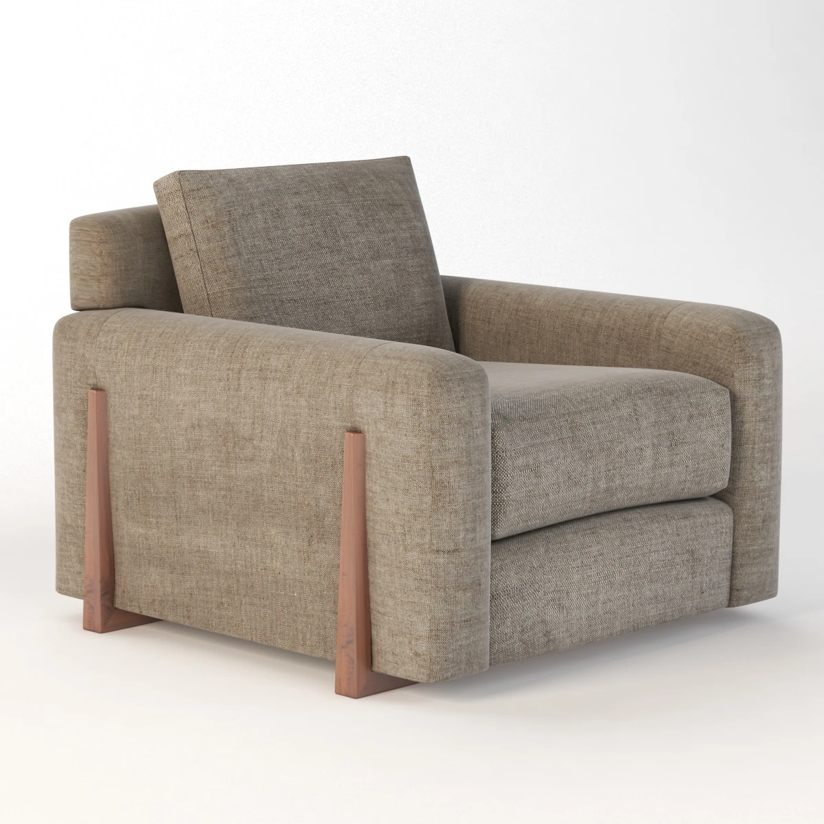 Egan Lounge Chair 3D Model_01